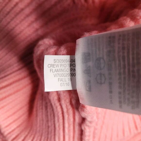 Banana Republic Sweater Womens Small Pink Wool Knit Chunky Crewneck Minimalist - Picture 5 of 7